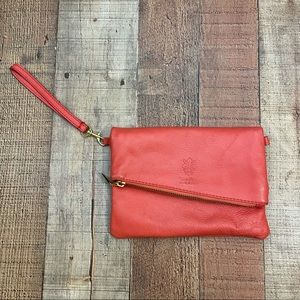 Vera Pelle Genuine Leather Italian Clutch